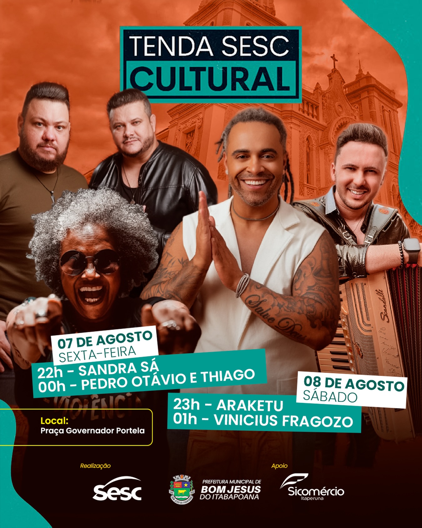 Tenda Sesc Cultura - Festa de Agosto  ( Praça )