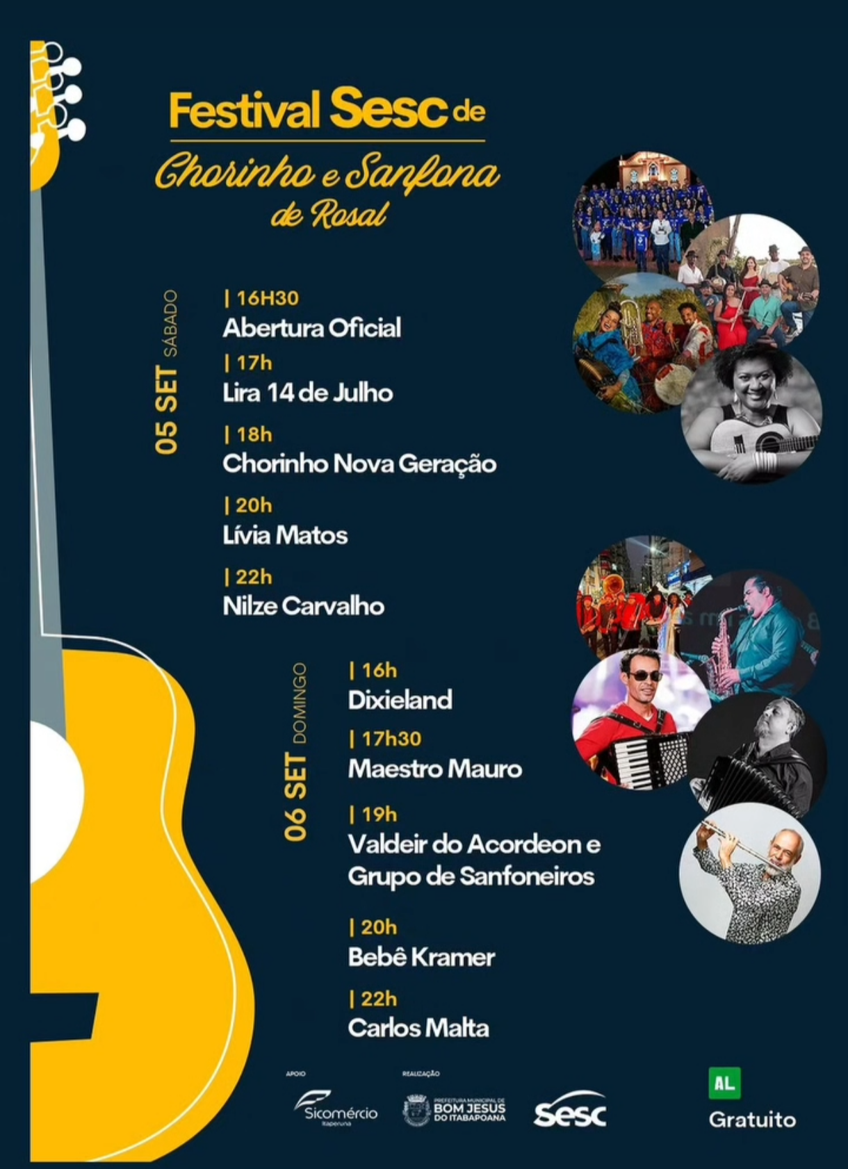 Festival Sesc - Chorinho e Sanfona de Rosal